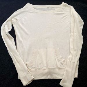 Lululemon cream sweater. Size 6